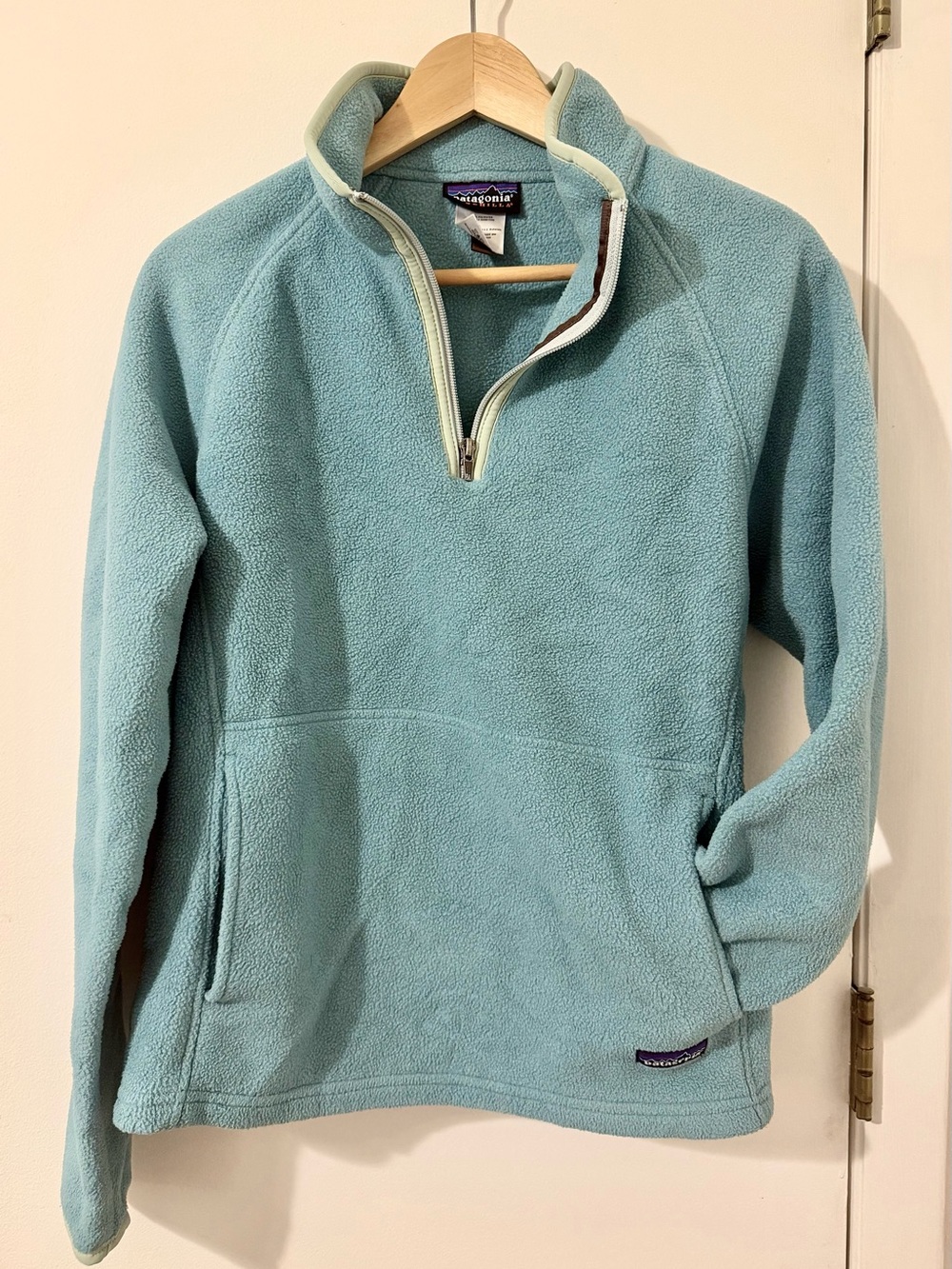 Patagonia Women's Seafoam Quarter-Zip Fleece Pullover